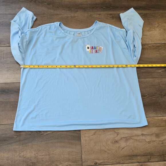 Women's Long Sleeve Tee and Jogger Pajama Set, Size: 2X 18W-20W - Picture 5 of 14